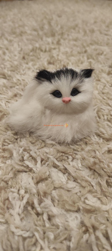 Кот из меха со звуком № 1 во Бокситогорске